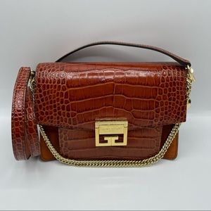 Givenchy GV3 size Small Crocodile-embossed leather